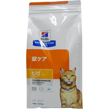 고양이용 c/d 멀티케어 (피쉬) 소변 케어 500g 힐스