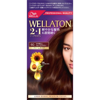 웰라톤 2+1 크림 6G 약간 밝은 웜 브라운 60g+60ml