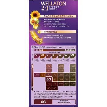 웰라톤 2+1 크림 6G 약간 밝은 웜 브라운 60g+60ml