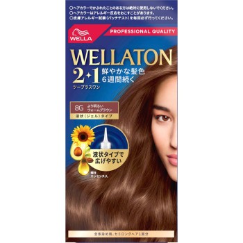 웰라톤 2+1 액상 8G 더 밝은 웜 브라운 43g+86ml
