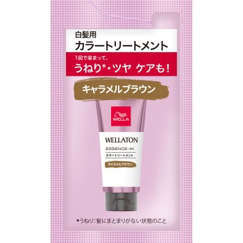 웰라 헤어 컬러 트리트먼트 캐러멜 브라운 사쉐 15ml