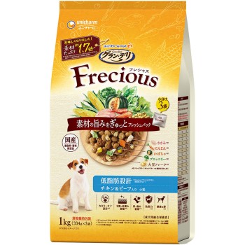 그랑 데리 프레샤스 어덜트 저지방 치킨 비프 1kg 유니참 펫케어