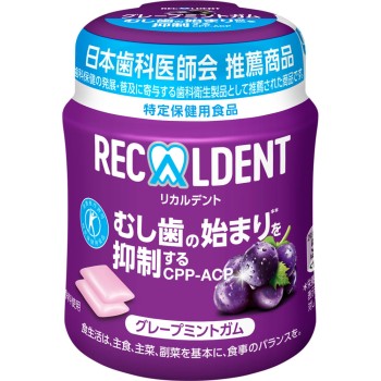 리카르덴트 포도 민트 껌 보틀 135.2g 몬델리즈 재팬