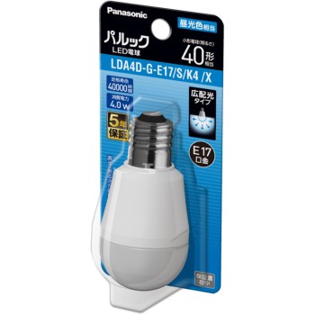 파루크 베이식 LED 전구 E17 40W형 주광 파나소닉