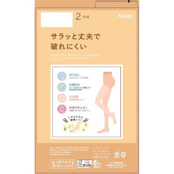 튼튼하고 잘 안 찢어지는 팬티스타킹 2P LLL 시어B 아츠기