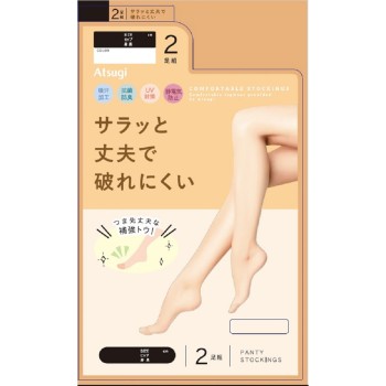 튼튼하고 잘 안 찢어지는 팬티스타킹 2P ML 시어B 아츠기