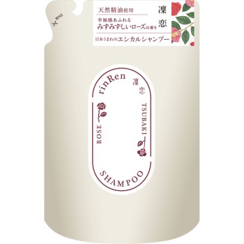 린렌 레메디얼 샴푸 로즈&츠바키 리필 400ml 비바이이