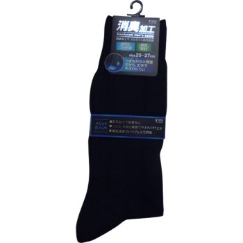 신사 양말 발끝 발뒤꿈치 강화 링크체크 25-27cm 그라토