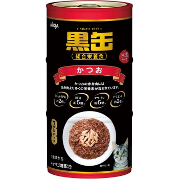 검은캔 3P 가다랑어 160g×3P 아이시아