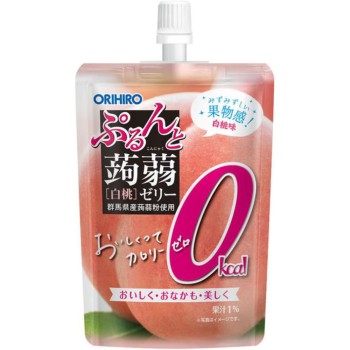 오리히로 뿌룬토 곤약젤리스탠딩 칼로리제로 백도 130g 오리히로플란두