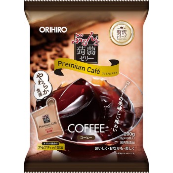 뿌룬토 곤약 프리미엄 카페 커피맛 20g×10개 오리히로 플란듀