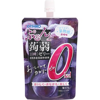뿌룬토 곤약 젤리 스탠딩 칼로리제로 거봉 130g 오리히로플란듀
