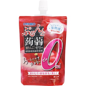 뿌룬또 곤약젤리 스탠딩 칼로리제로 밀사과 130g 오리히로플란듀