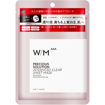 마츠키요 WMAAA 프레셔스 솔루션 어드밴스트 클리어 시트 마스크 7매