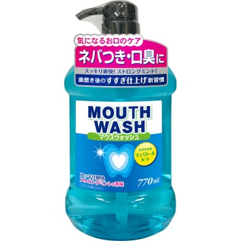 MK 올 덴트구강 세정제 스트롱민트의향 770ml G-퀘스트
