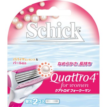 쉬크 쿠아트로4For Women 교체날2개입 쉬크 재팬