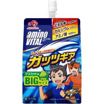 아미노바이탈 젤리 갓츠기어 머스캣 케이스 250g×24 아지노모토