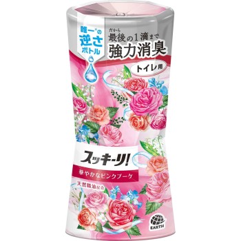 화장실 스끄끼리! 핑크 부케 향 화장실 방향제 400ml 아스제약