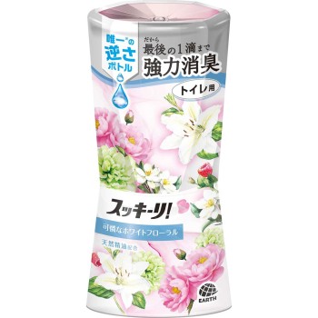 변기 스키리! 에어리 화이트 플로럴 향 변기 방향제 400ml 아스제약