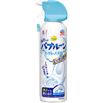 라쿠 하피 노려서 버블룬 화장실 노즐 화장실 청소 폼 세정 200ml 아스제약
