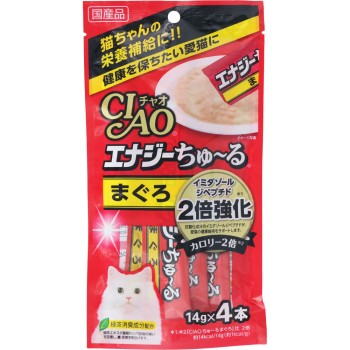 CIAO 에너지 츄르 참치 14g×4 이나바식품