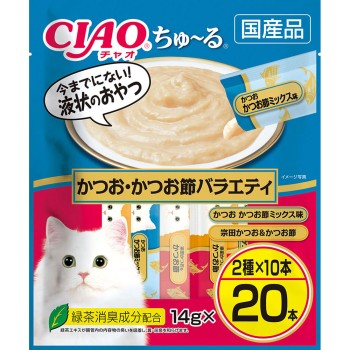 차오 챠우르 가다랑어 가다랑어포 버라이어티 14g×20P 이나바식품