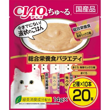 챠오 츄르 종합영양식 버라이어티 14g×20P 이나바 식품