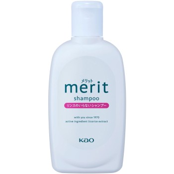 메리트 린스불필요샴푸 미니 80ml 카오
