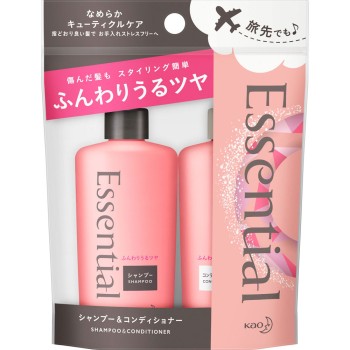 에센셜 스마트 어레인지 샴푸&컨디셔너 미니 세트 90ml 카오