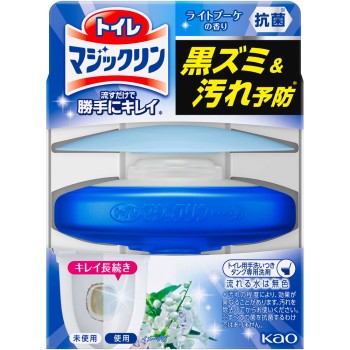 토이레 매직클린 흘려보내기만 해도 저절로 깨끗해지는 라이트 부케 향 본체 80g 카오