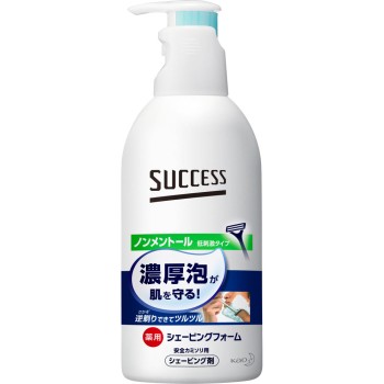 석세스 약용쉐이빙폼 논 멘톨 250g 카오