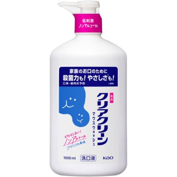 클리어클린 덴탈 린스 소프트 민트 1000ml 카오