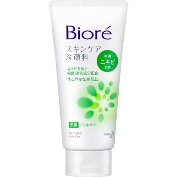 비오레 스킨케어 세안료 약용 아크네 케어 130G 카오