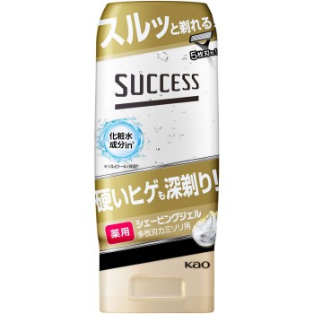 석세스 약용쉐이빙젤 다매날 면도기용 180G 카오