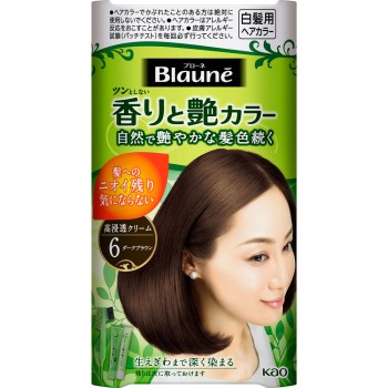 브로네 향기와 윤기 컬러 크림 6 다크브라운 80G 카오