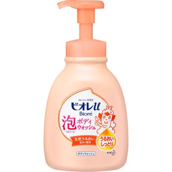 비오레u 거품 나오는 바디워시 촉촉 펌프 600ml 카오