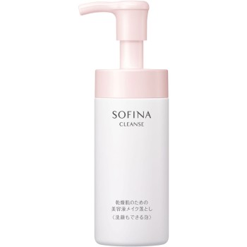 소피나 건성피부를 위한 미용액 메이크클렌저【세안도 되는 거품】 150ml 카오 소피나