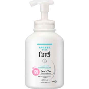 큐렐 거품샴푸 펌프 480ml 카오