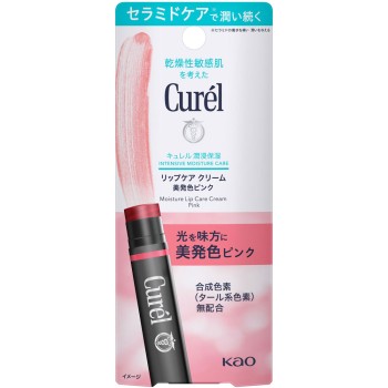 큐렐 립케어 크림 발색핑크 4.2g 카오