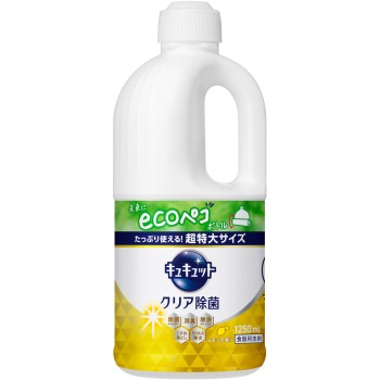큐큐트 클리어 살균 레몬 향 리필 1250ML 카오