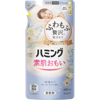 하밍 플로럴 부케향 리필 480ml 카오