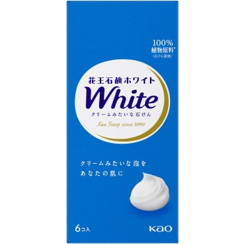 카오 비누 화이트 보통 사이즈 6개 상자 510g 카오