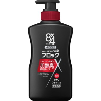 8x4맨미들바디워시 본체 400mL 카오