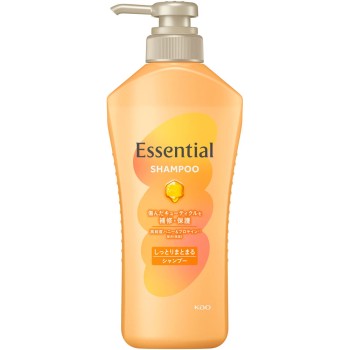 에센셜 촉촉하게 정돈 샴푸 펌프 450ml 카오
