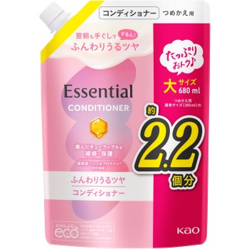 에센셜 부드럽고 윤기나는 컨디셔너 리필 680ml 카오