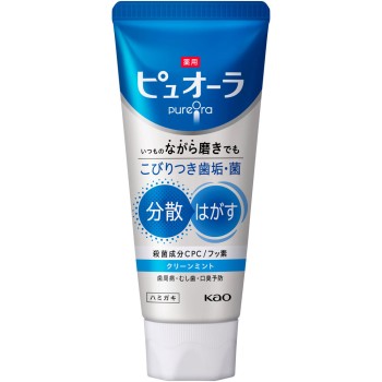 약용 퓨오라 치약 클린 민트 115g 카오