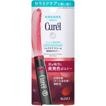 큐렐 립케어 크림 발색 보르도 4.2g 카오