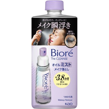 비오레 더 클렌즈 오일 미스트메이크업 클렌저 리필 180mL 카오