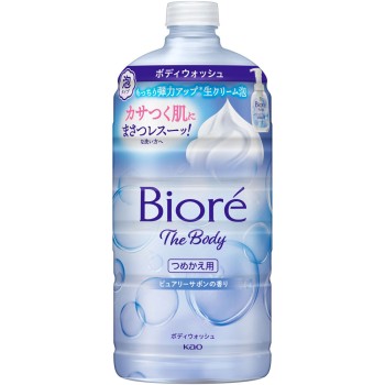 비오레 더 바디 거품 타입 퓨어리 사봉 향 리필용 780mL 카오