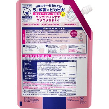 화장실 매직린 문지르지 않아도 스피드 폼 팩 화이트 플로럴향 리필 660ml 카오